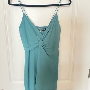 Zara Teal Jumpsuit